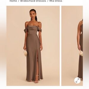 Mia dress bridesmaids- Birdy Grey
